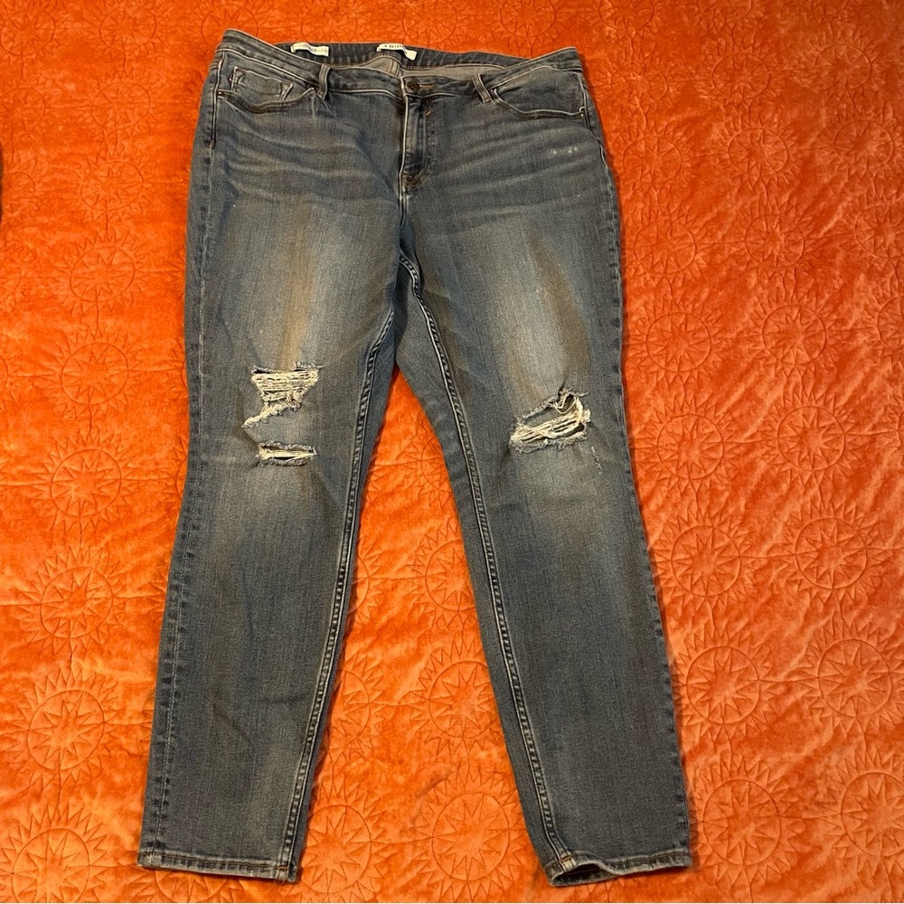 Vigoss Distressed Skinny Jeans Sz 18